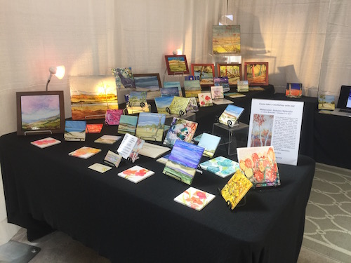 HAND PAINTED TILES at the Peters Valley Fair