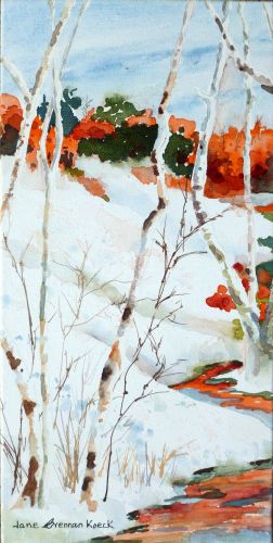 October Snowfall, by Jane Brennan