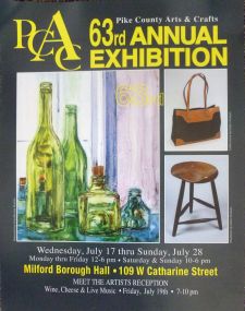 PCAC Poster 2013 Painting by Anna Ruzan Stools and Leather by Gabor Ruzan