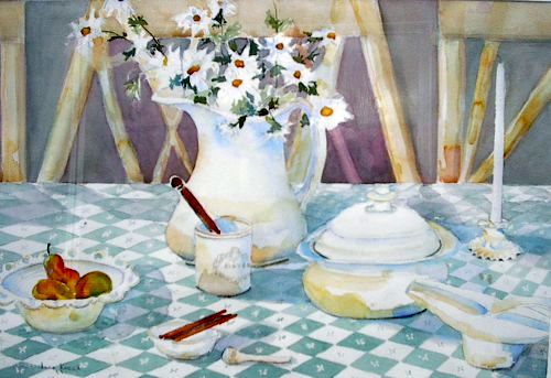 White Table Setting, by Jane Brennan